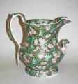 Minton Green Transfer Sheet Pattern Footbath Pitcher