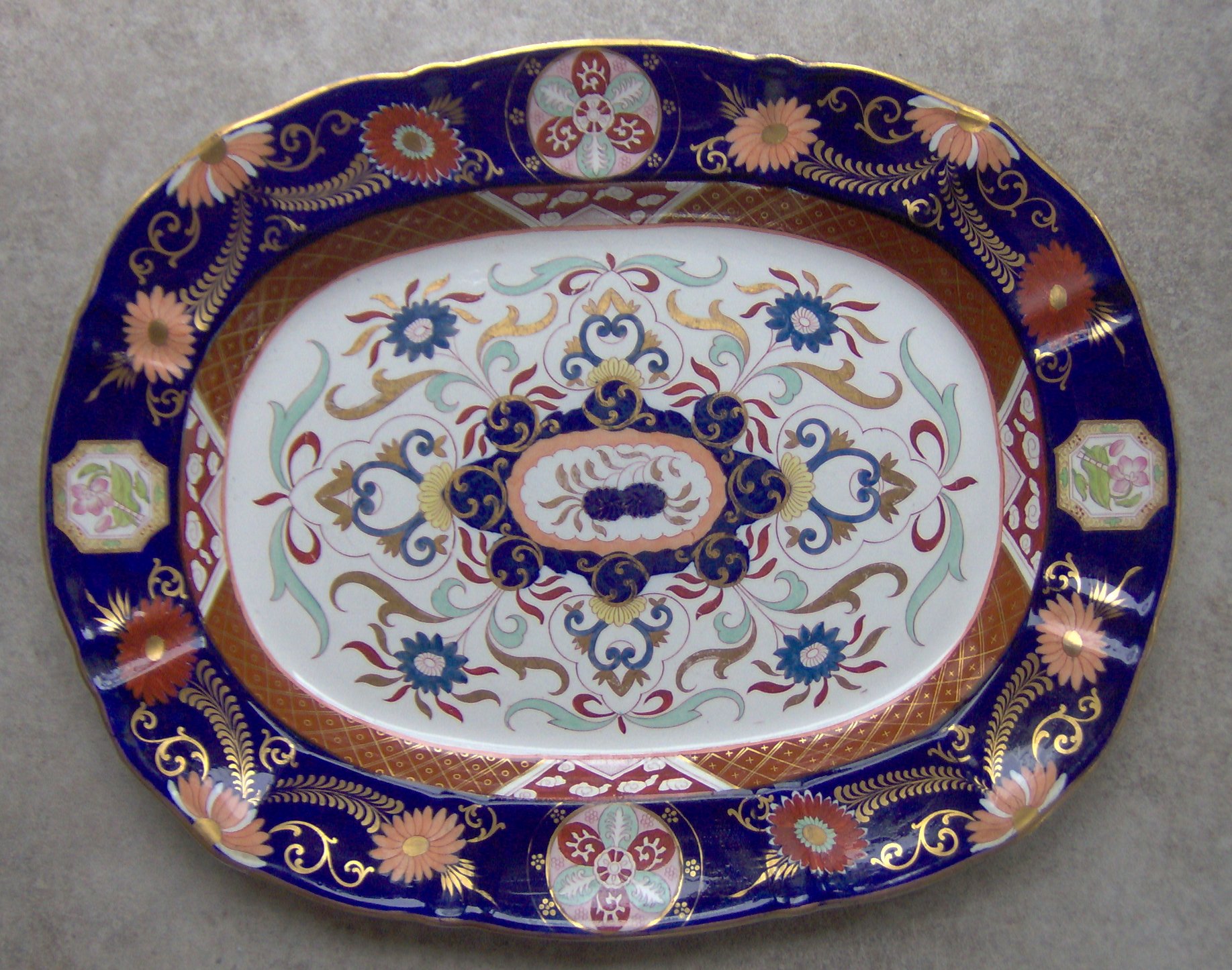 An Ashworth’s IronstoneChina Platter Imari Pattern Geoffrey Jackson
